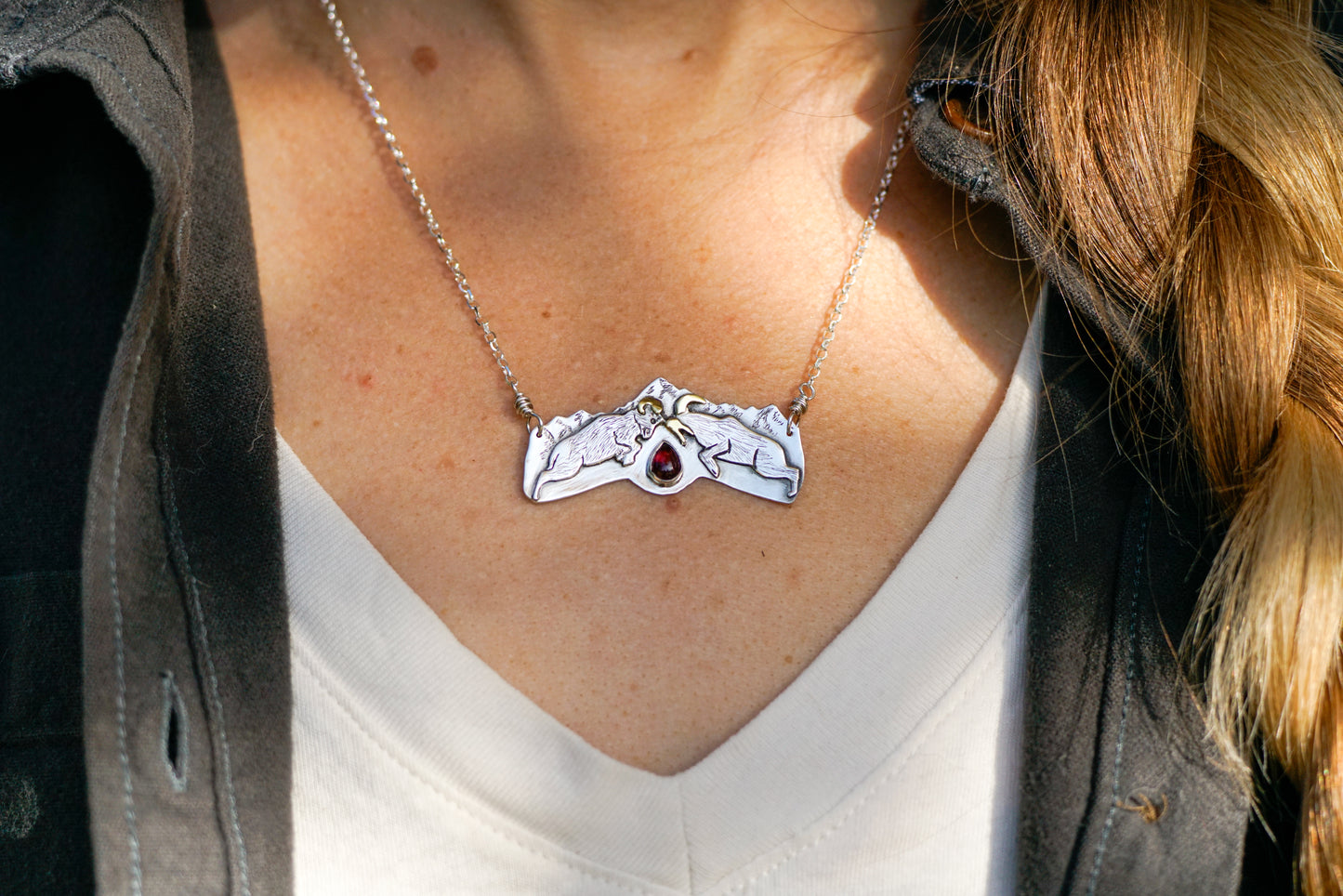 Big Horn Sheep Necklace