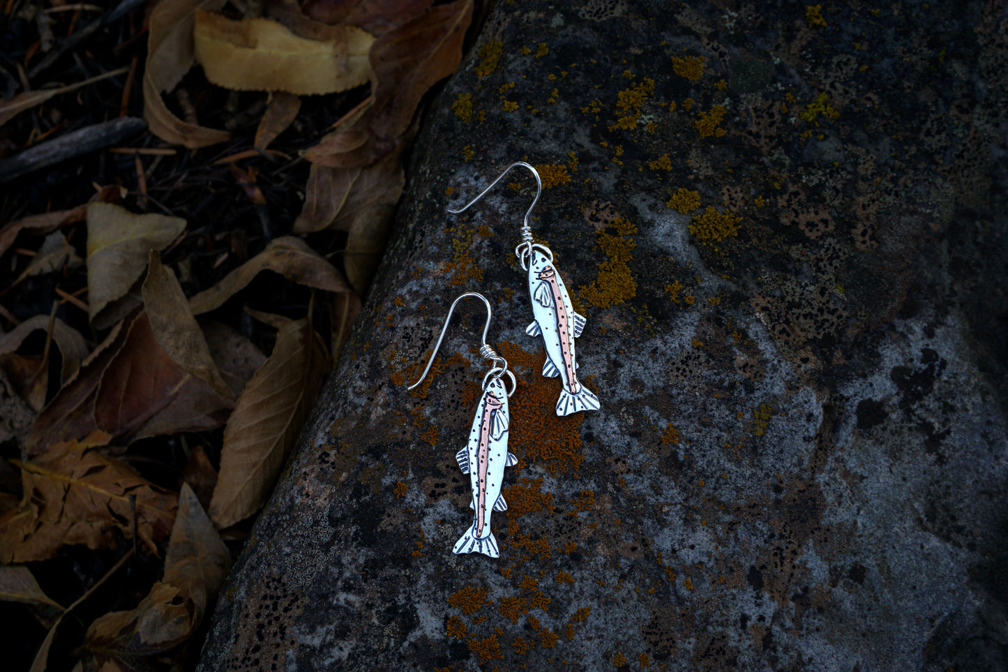 Rainbow Trout Earrings