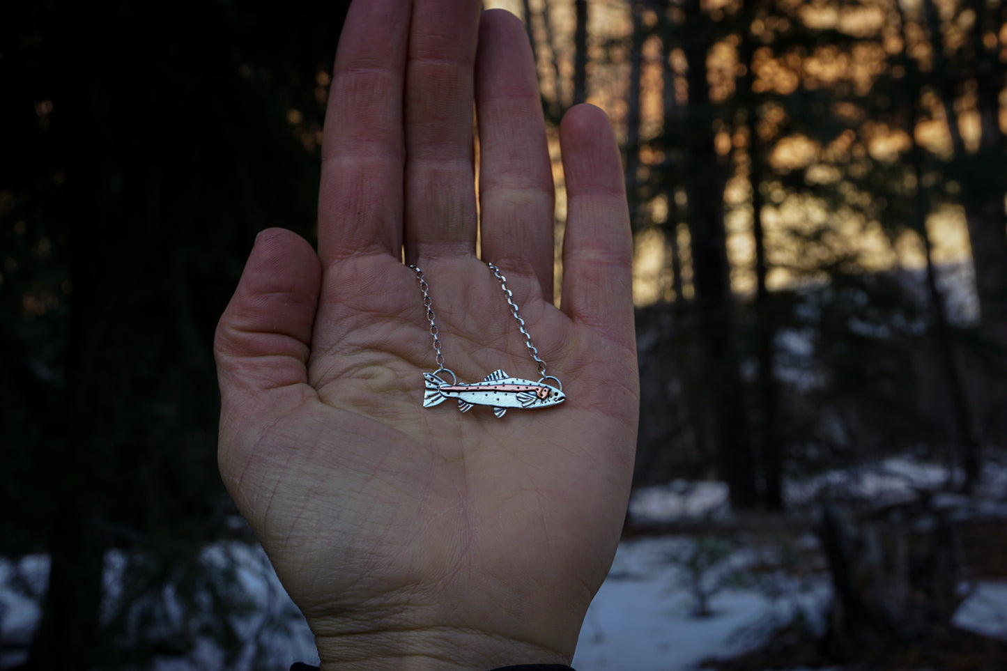 Rainbow Trout Necklaces