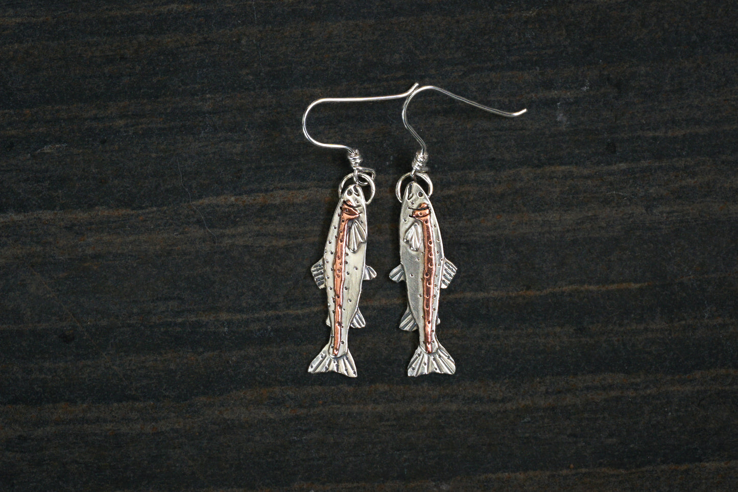 Rainbow Trout Earrings