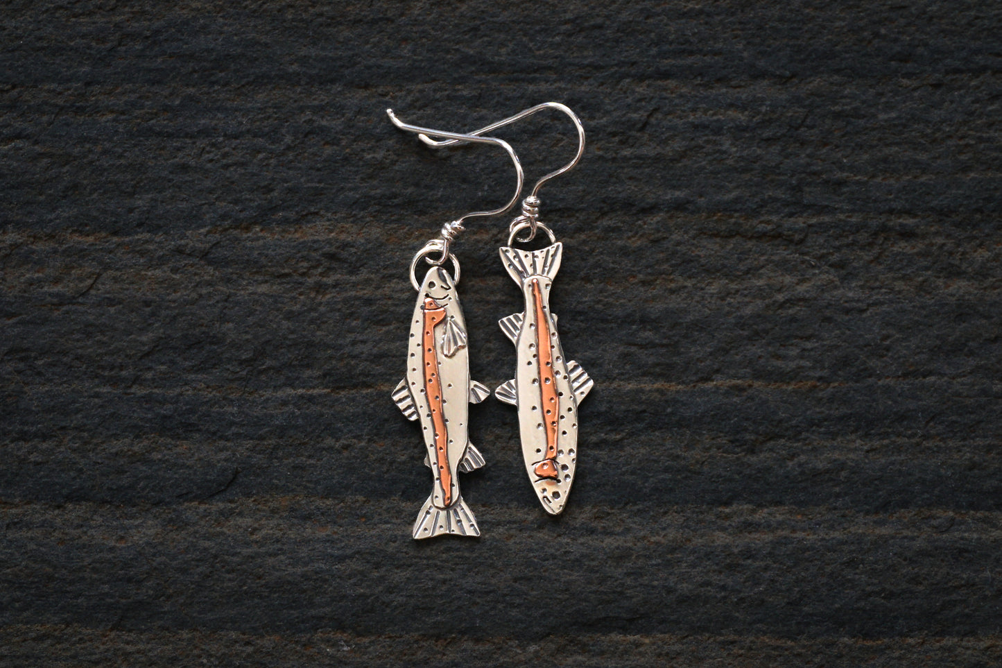 Rainbow Trout Earrings