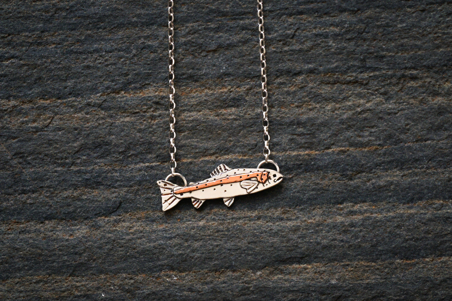 Rainbow Trout Necklaces