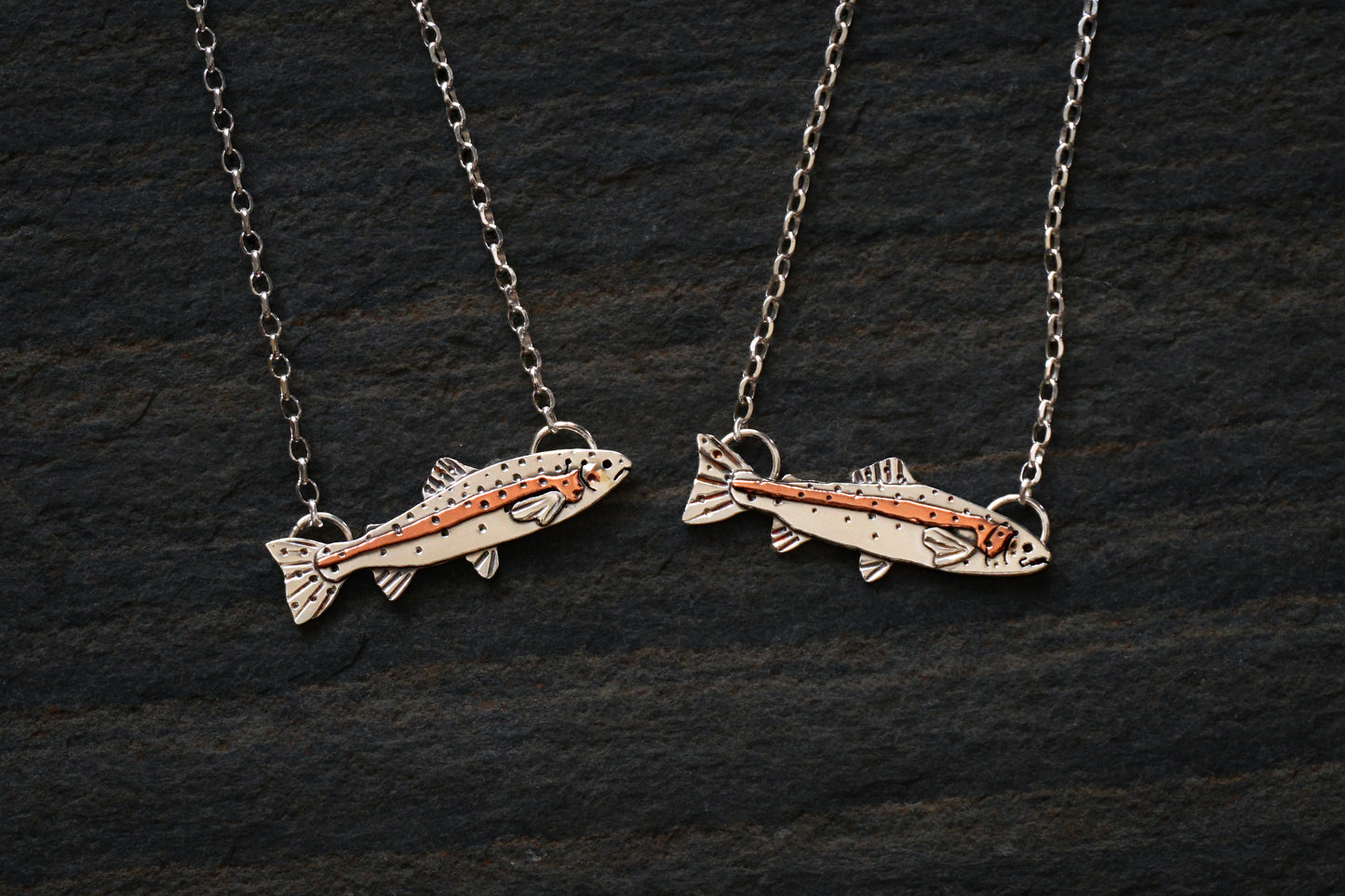 Rainbow Trout Necklaces