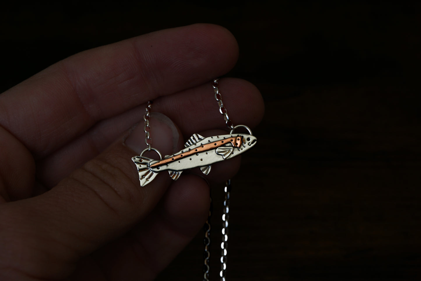 Rainbow Trout Necklaces