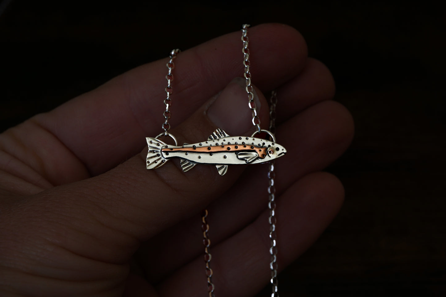 Rainbow Trout Necklaces