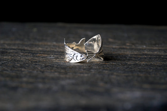 Double Fish Ring - Custom Made!