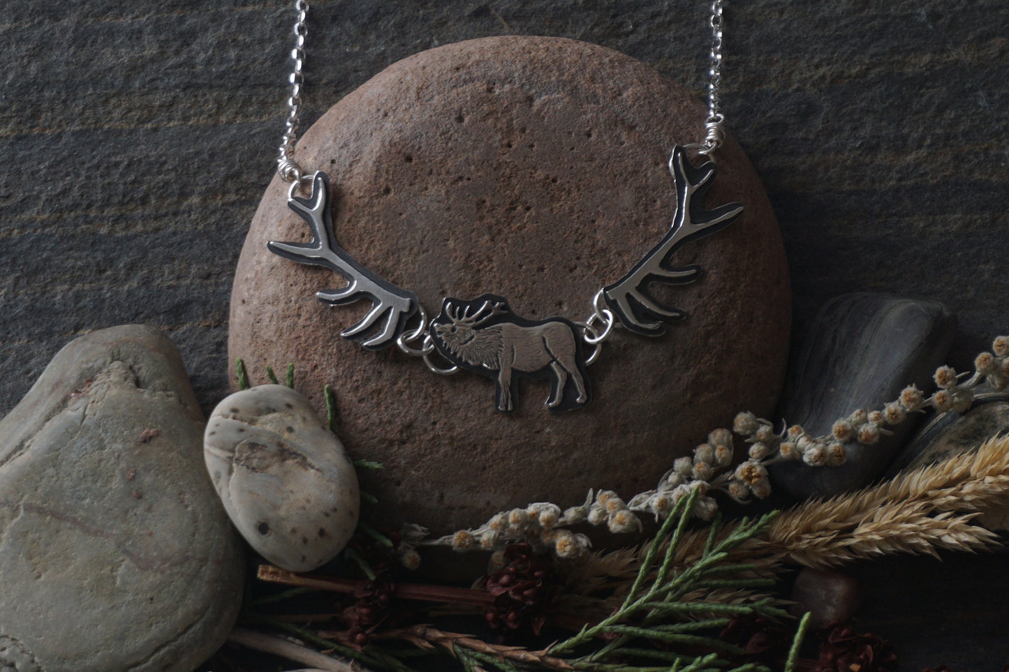Elk & Antler Necklace