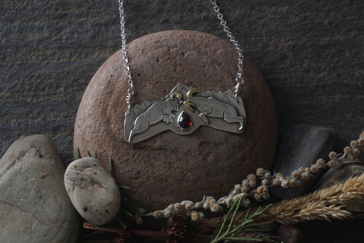 Big Horn Sheep Necklace