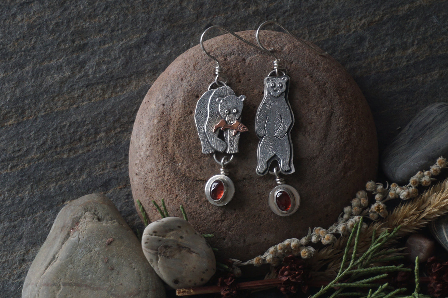 Grizzly Bear Earrings