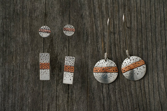 Rainbow Trout Pattern Circle Danglers