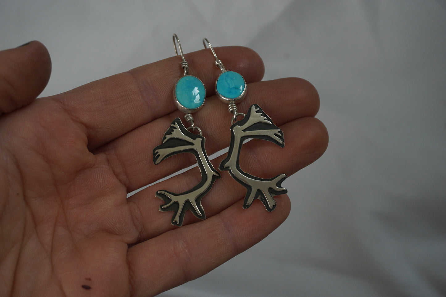 Caribou Antler Earrings