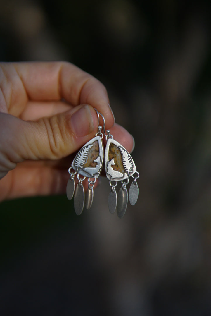 Creekside Earrings - Reversible!