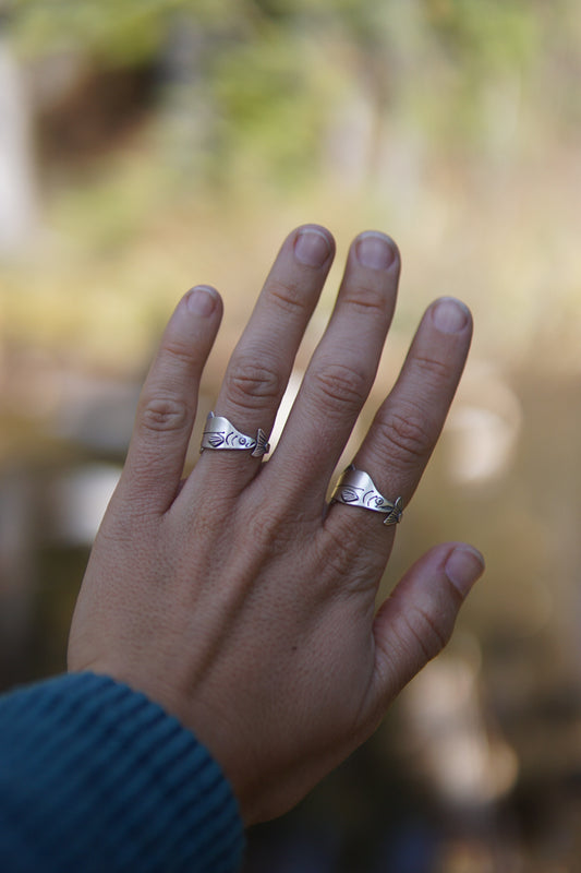 Salmon Wrap Ring - Adjustable!