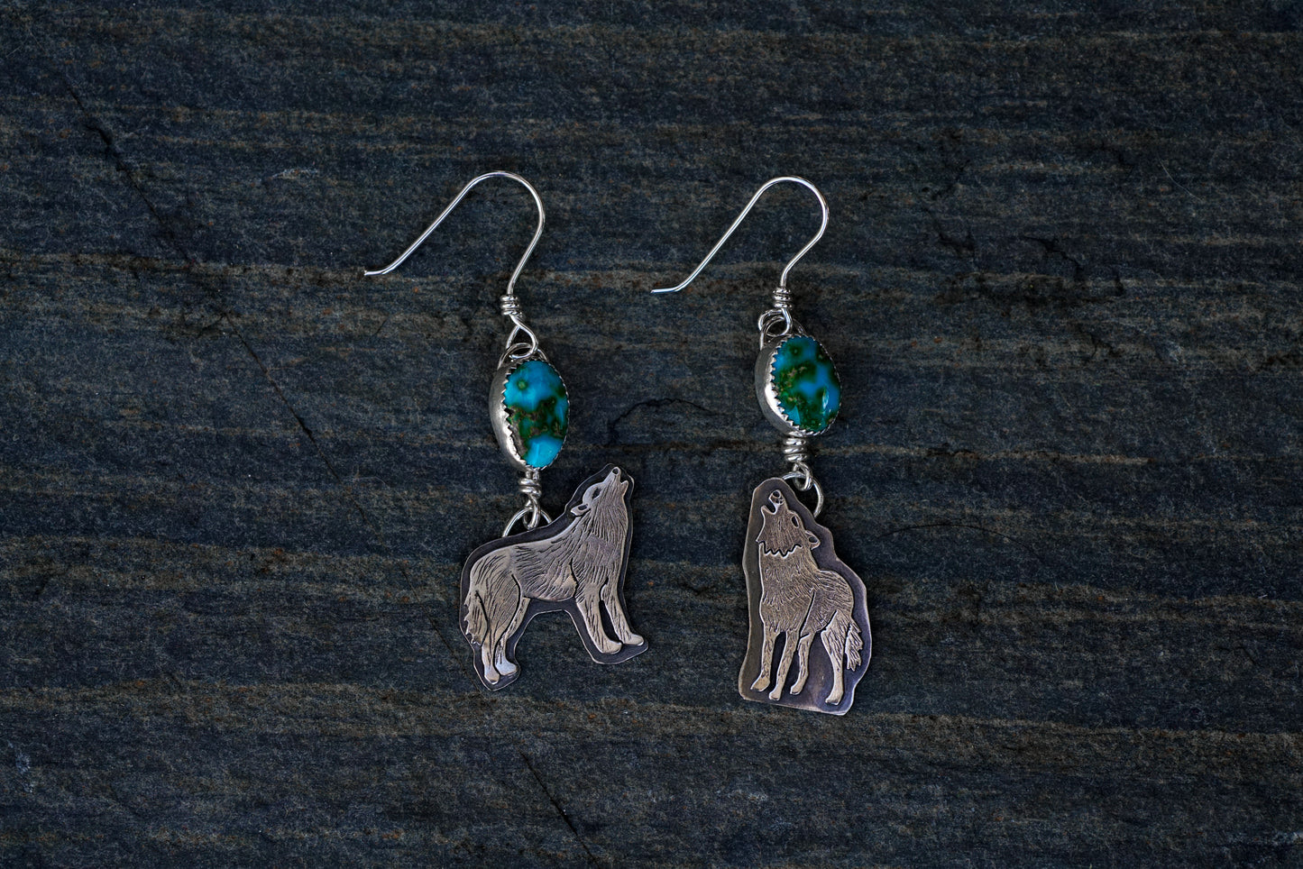 Wolf Earrings
