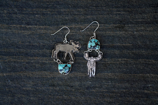 Moose Earrings