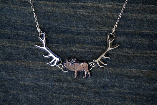 Elk & Antler Necklace
