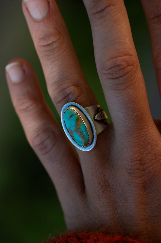 Trout & Morel Ring - Size 7.25