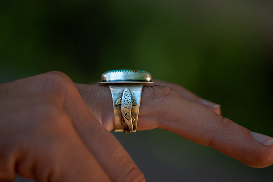 Trout & Morel Ring - Size 7.25