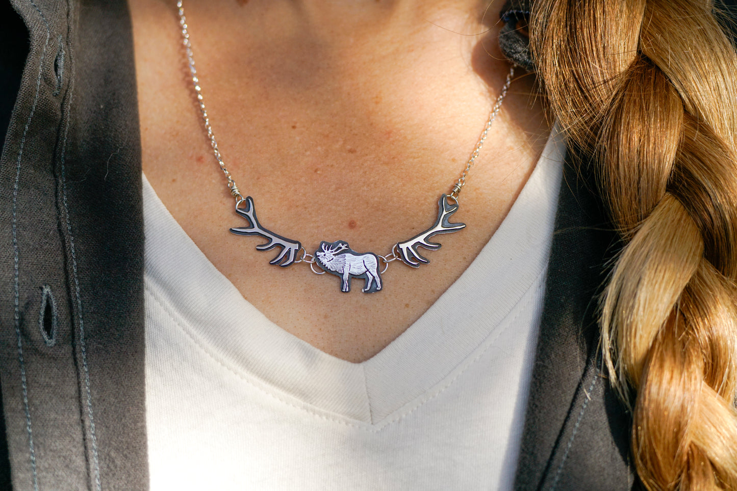 Elk & Antler Necklace