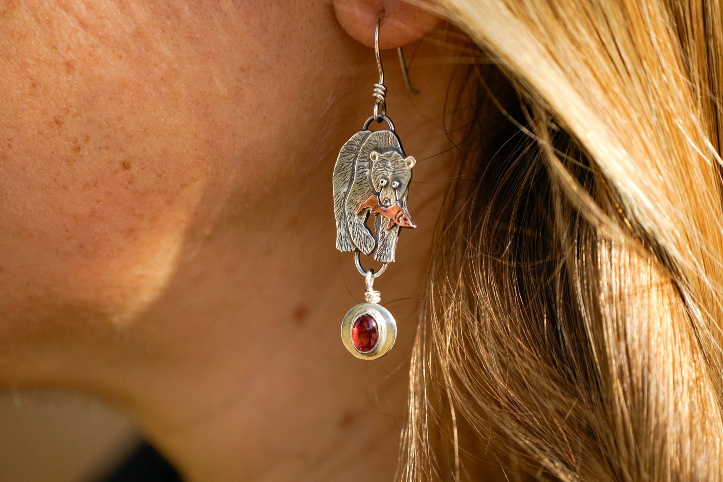 Grizzly Bear Earrings