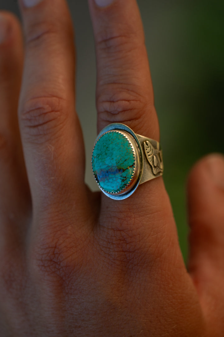 Lupine & Trout Ring - Size 8.5