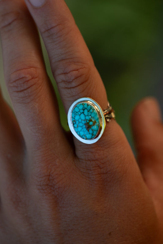 Rainbow Trout & Turquoise - Size 8.25