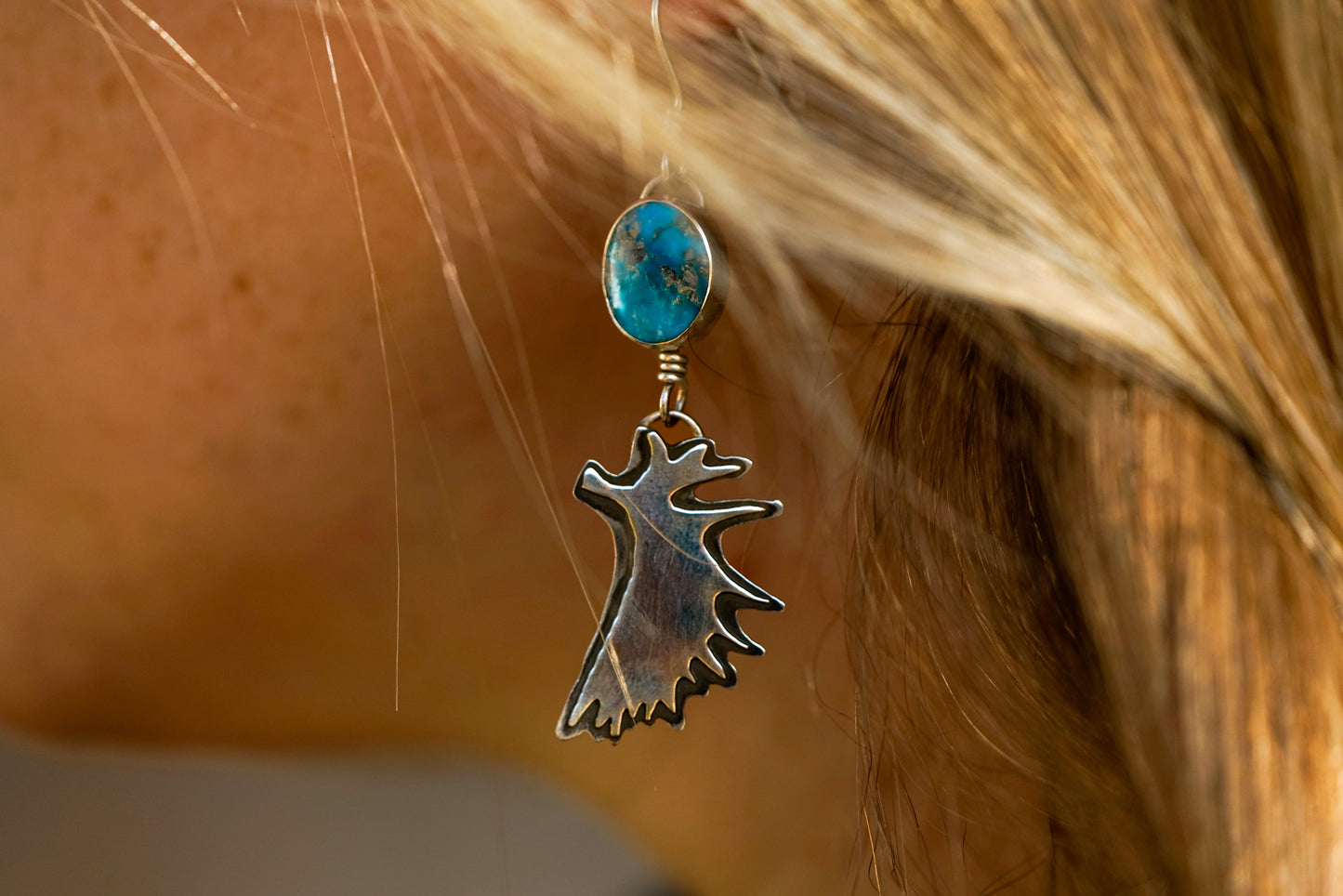 Moose Antler Earrings