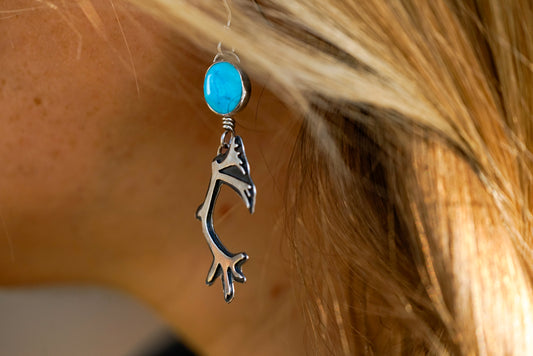Caribou Antler Earrings