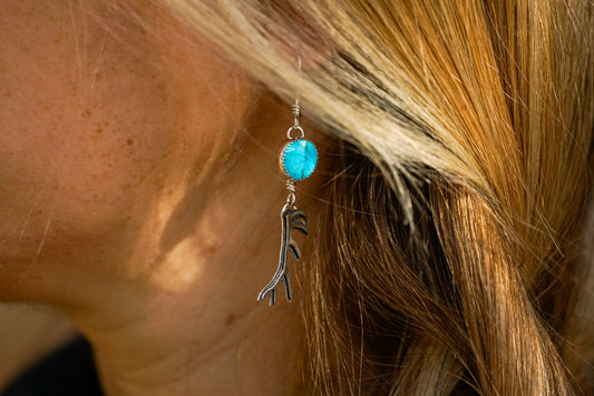 Elk Antler Earrings