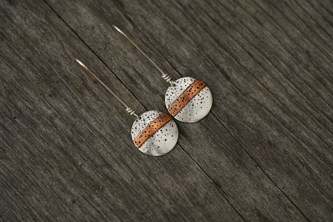 Rainbow Trout Pattern Circle Danglers