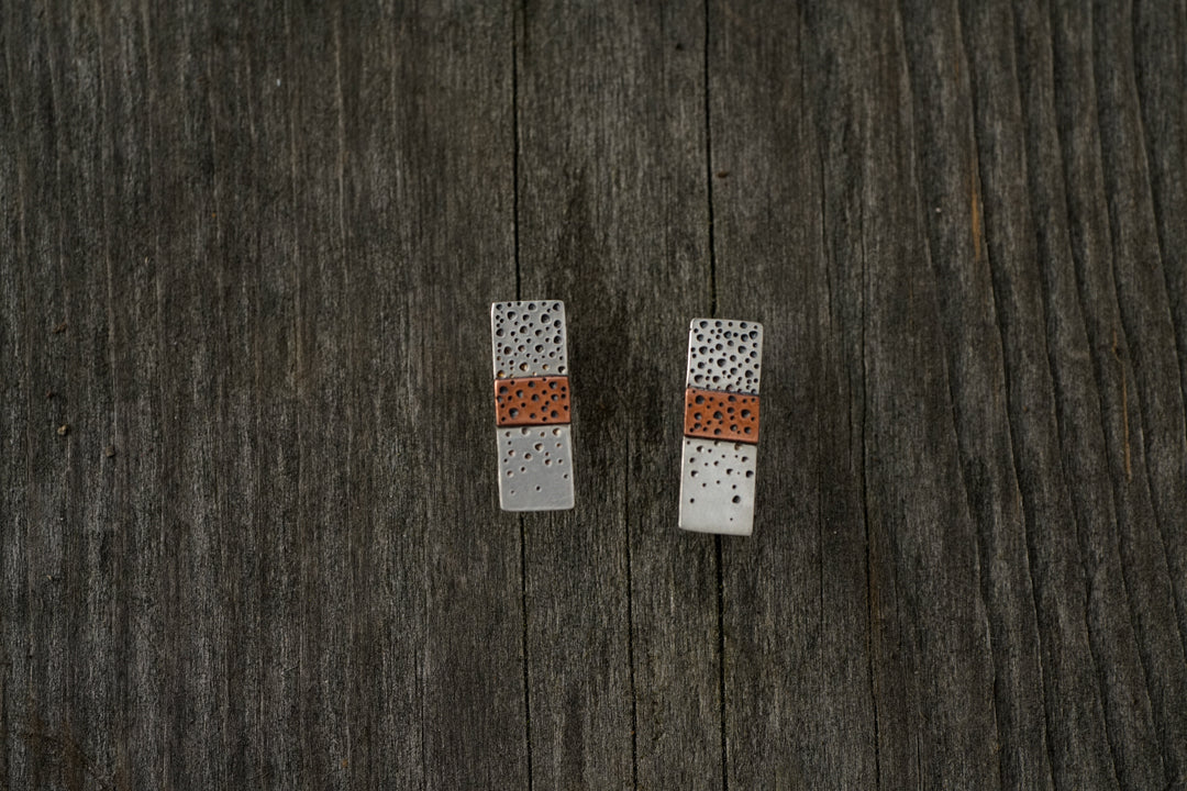 Rainbow Trout Print Bar Studs