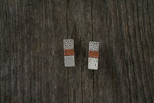 Rainbow Trout Print Bar Studs