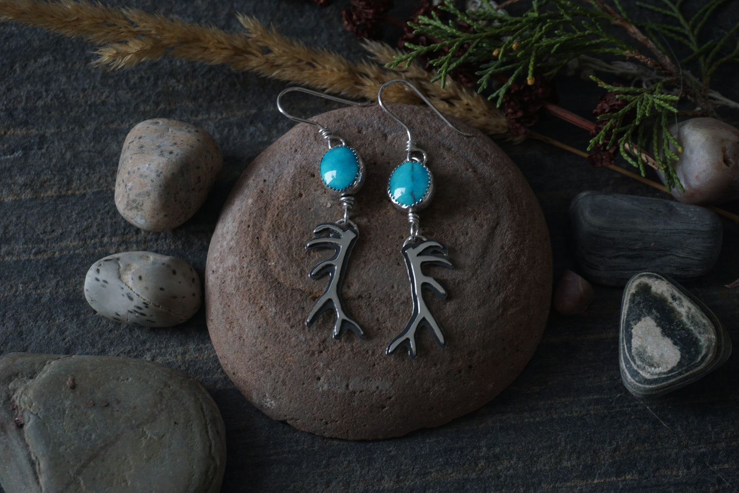 Elk Antler Earrings