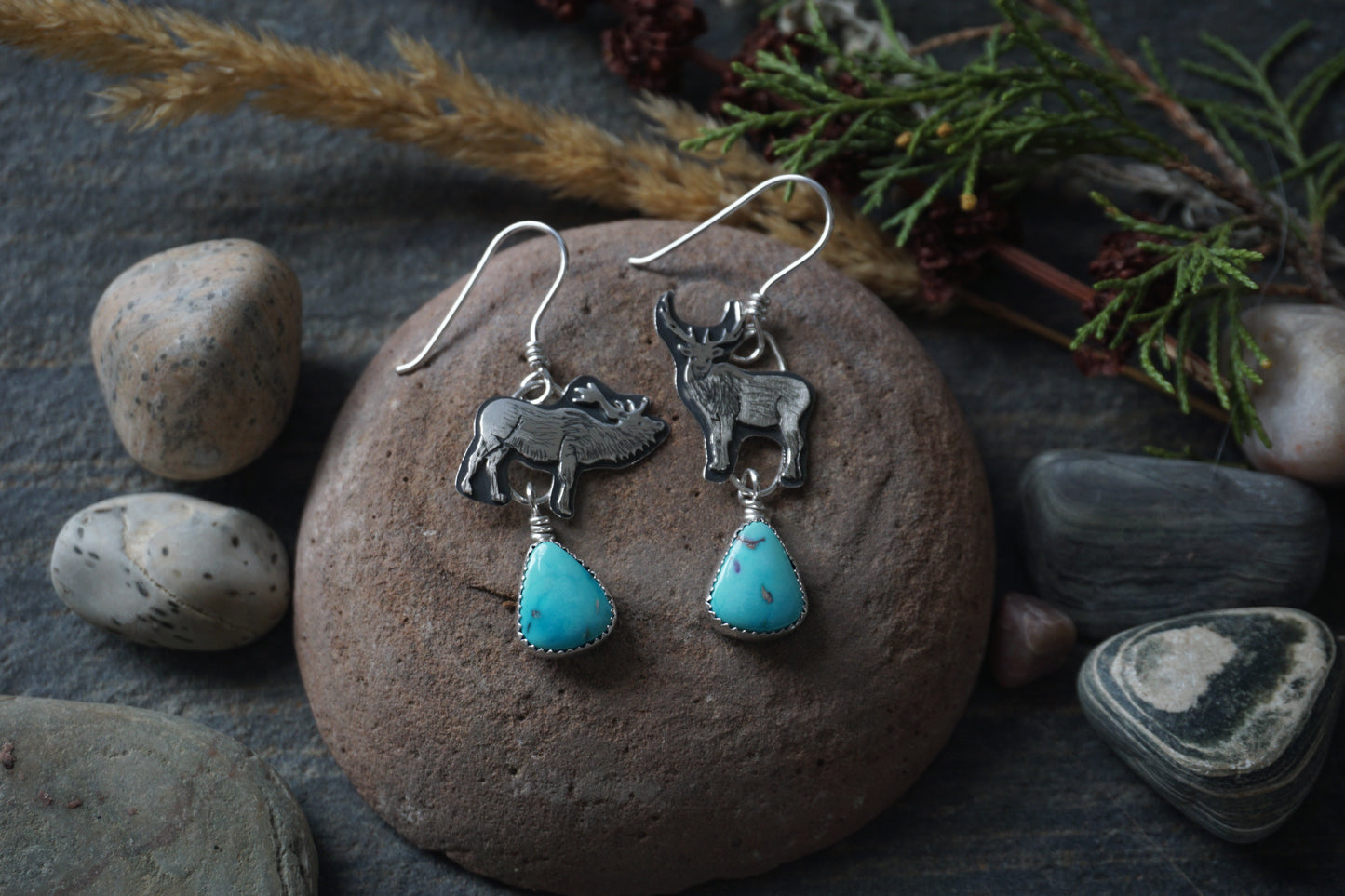 Elk Earrings