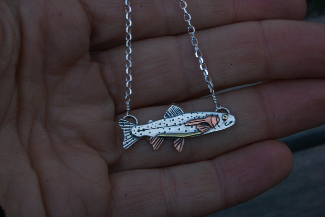 Trout Necklaces - Rainbow & Yellowstone