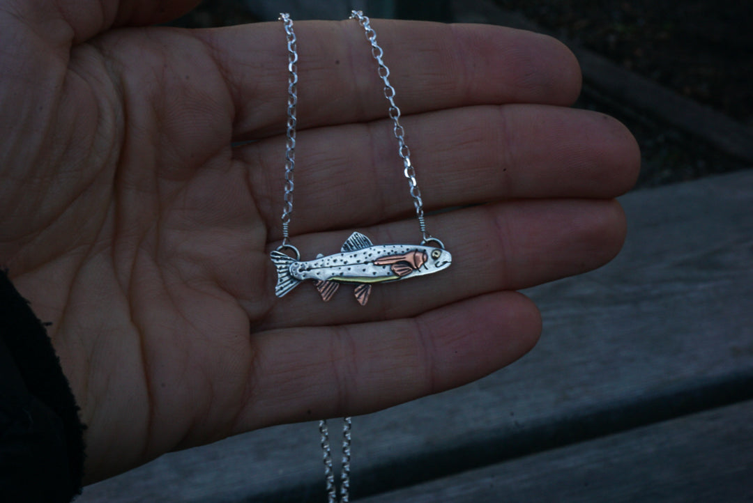 Trout Necklaces - Rainbow & Yellowstone