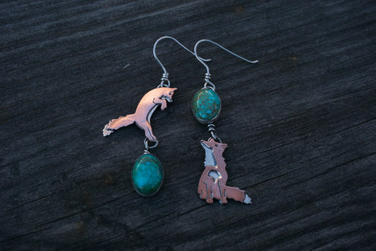 Red Fox Earrings