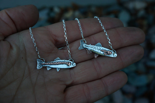 Trout Necklaces - Rainbow & Yellowstone