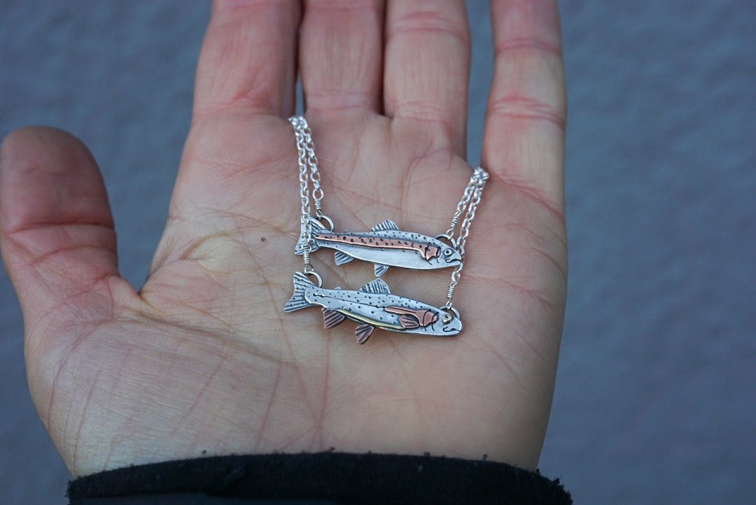 Trout Necklaces - Rainbow & Yellowstone