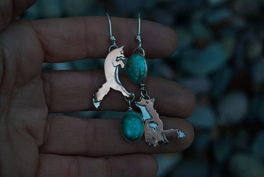 Red Fox Earrings