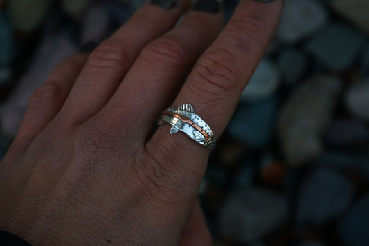 Single Rainbow Trout Ring