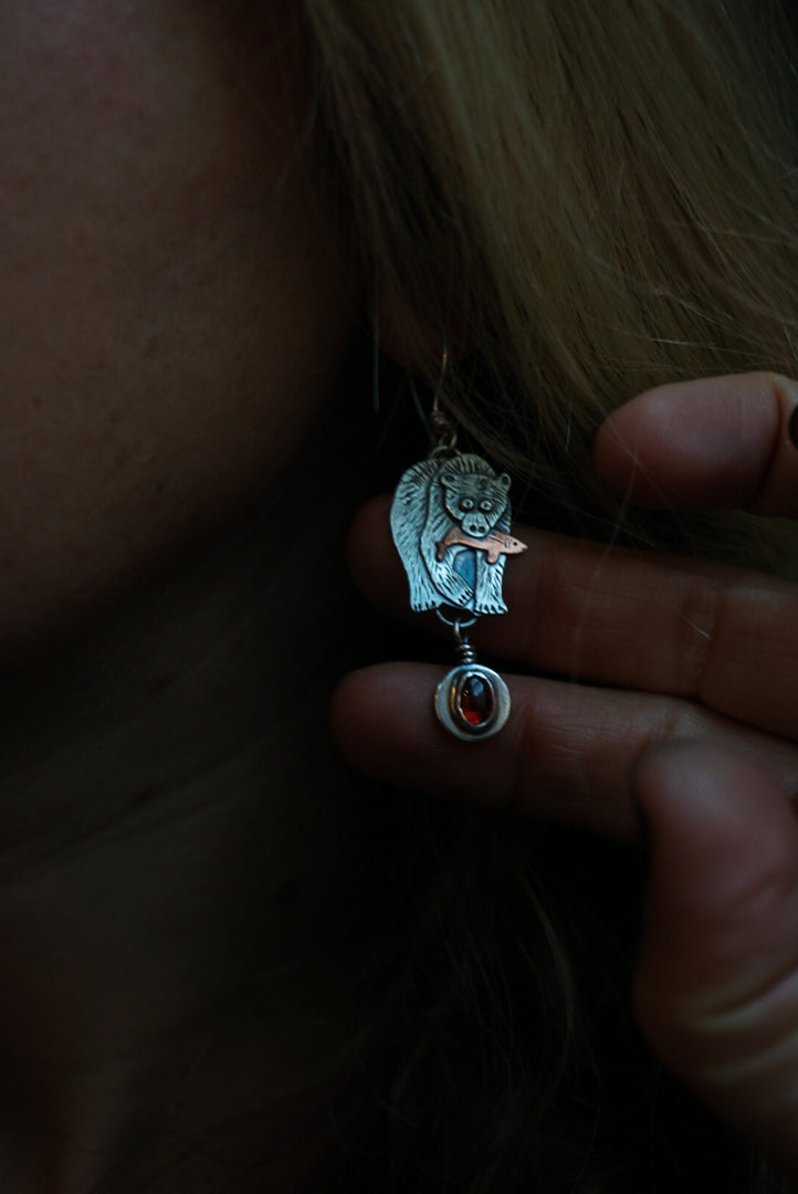 Grizzly Bear Earrings