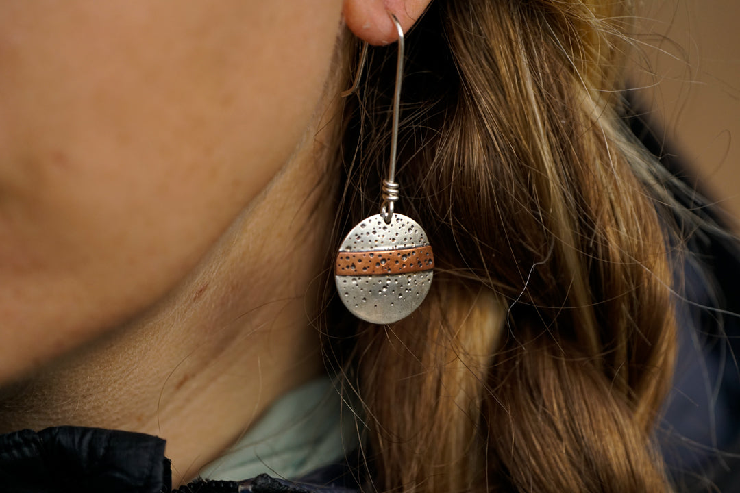 Rainbow Trout Pattern Circle Danglers