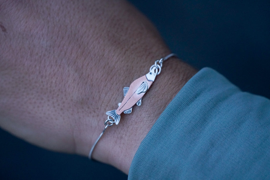 Salmon Bracelets - Adjustable!