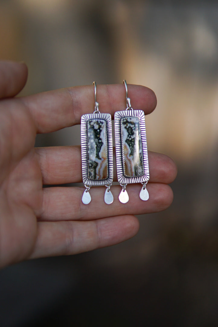 Against the Flow Earrings - Reversible