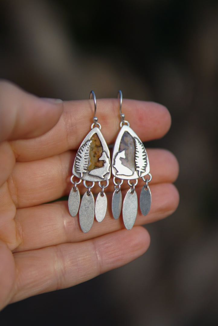 Creekside Earrings - Reversible!