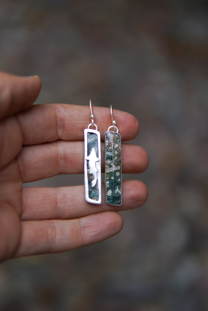 In the Current Earrings - Reversible!