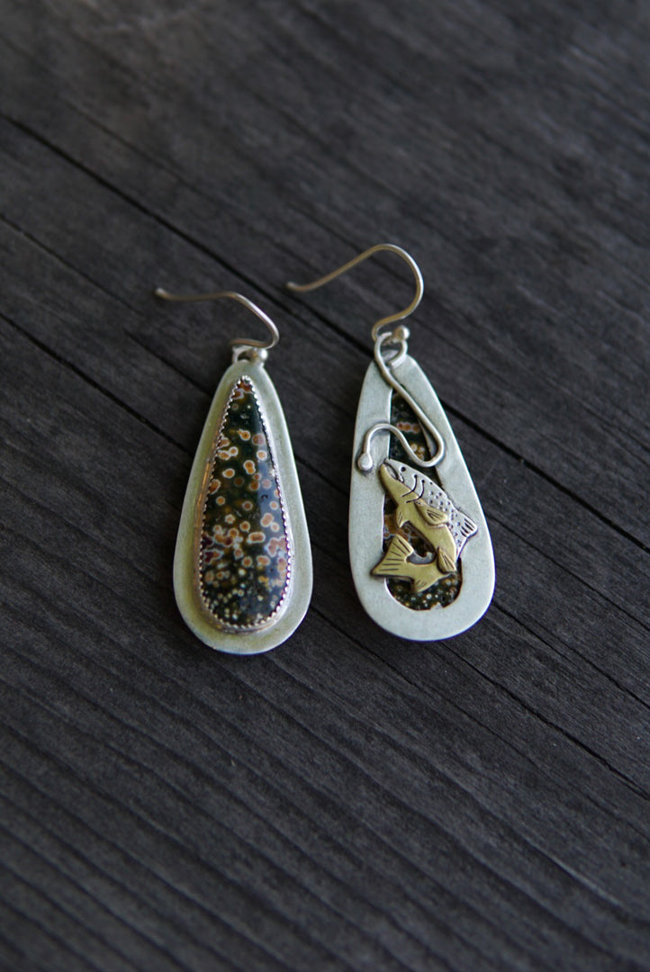 Fly Chaser Earrings - Reversible!