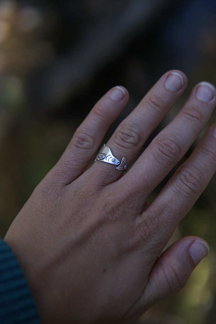 Salmon Wrap Ring - Adjustable!