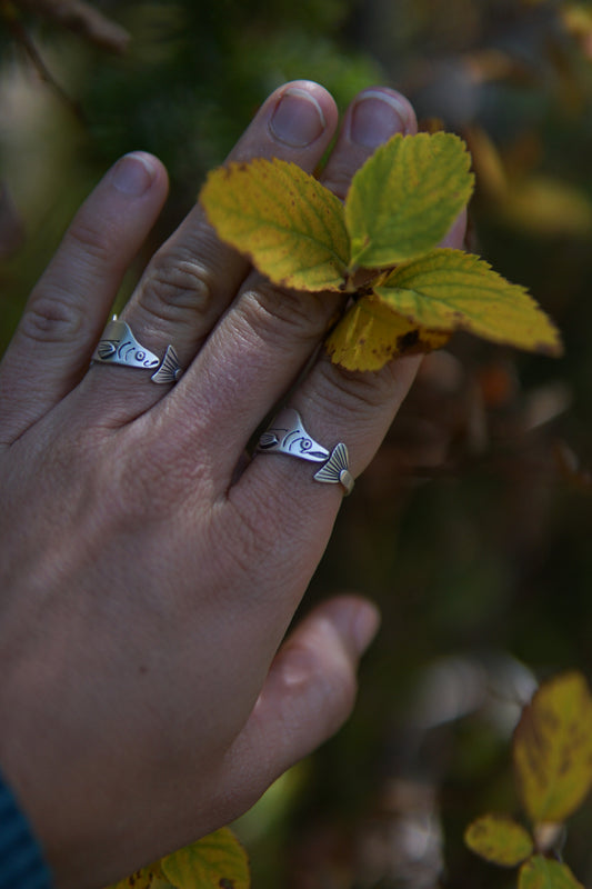Salmon Wrap Ring - Adjustable!